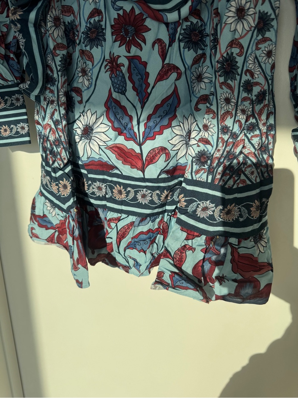 Farm Rio Blue Floral Dress - Picture 11 of 15